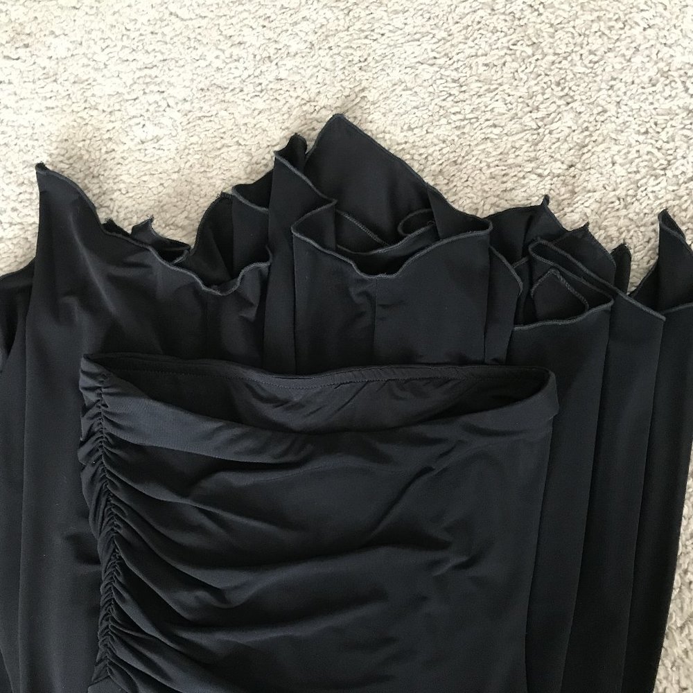 BEBE Strapless Stretchy Black Dress - Sz S - Picture 11 of 11